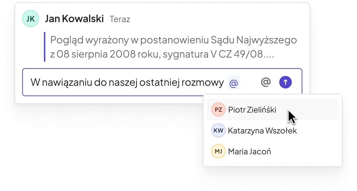 Praca nad Sprawami z Twoim zespołem